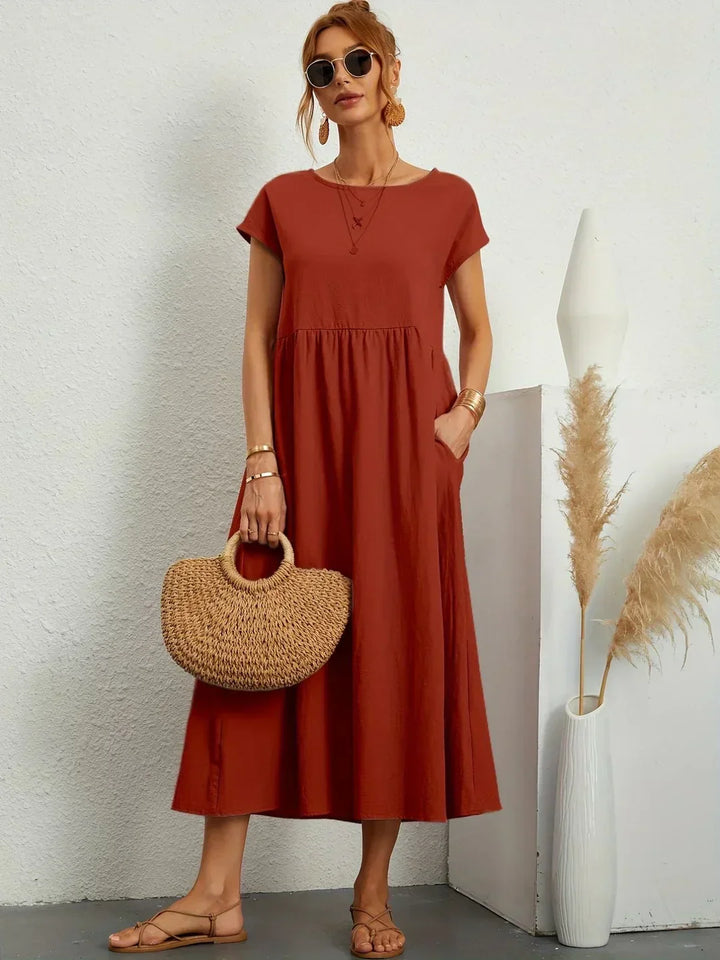 Nataly™ | Relaxed Midi Dress