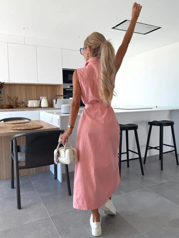 Louisa - Maxi Denim Dress