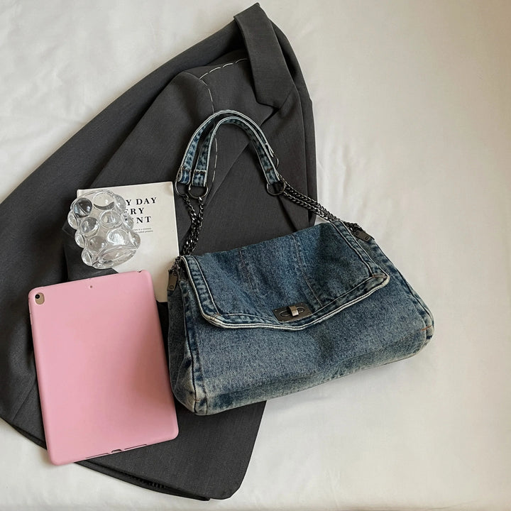 Elaya - Denim Shoulder Bag