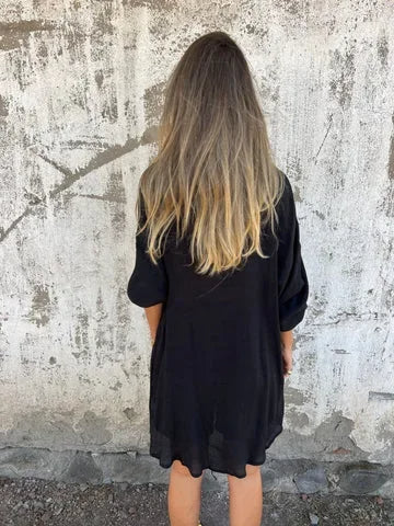 Nora™ | Casual Plain Blouse with Shorts Set