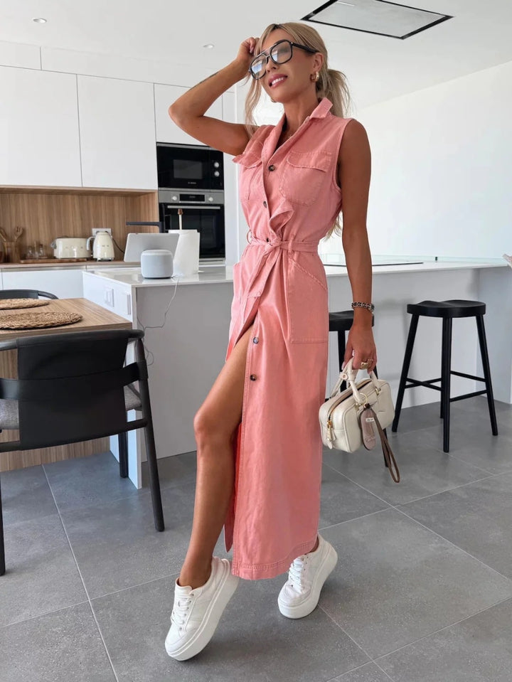 Louisa - Maxi Denim Dress