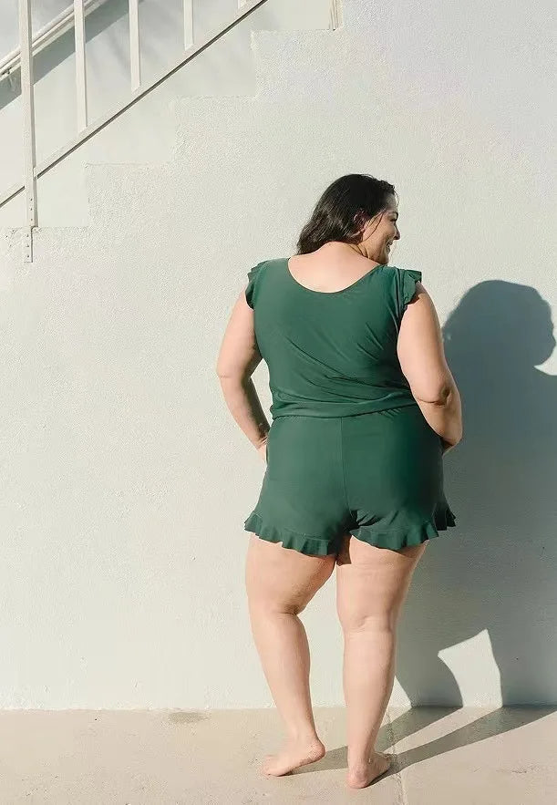 Agnieszka | Ruffle Swimsuit with Bust Support
