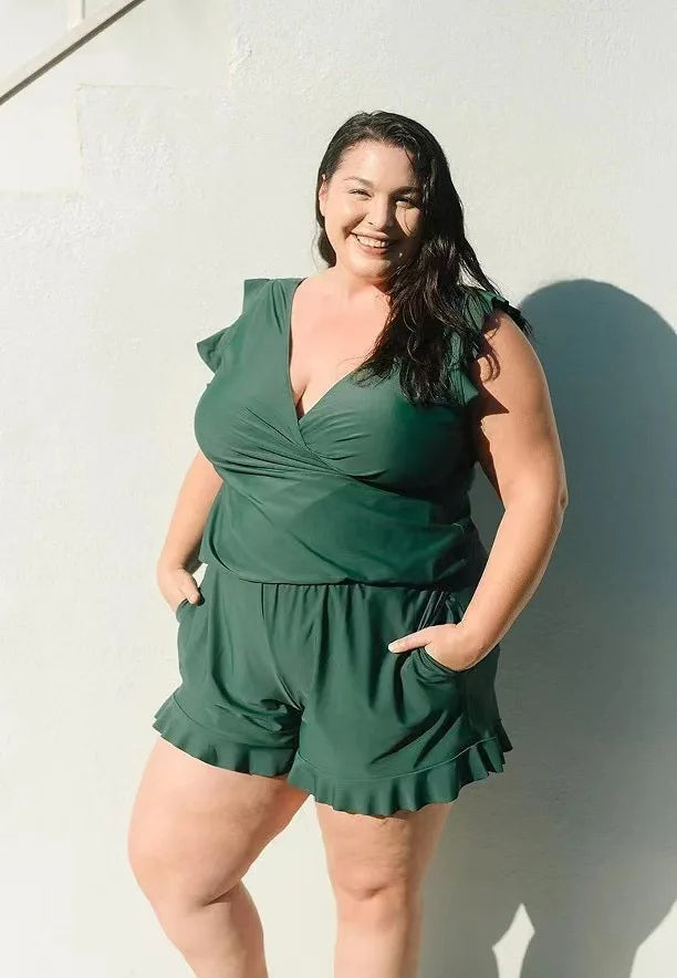 Agnieszka | Ruffle Swimsuit with Bust Support