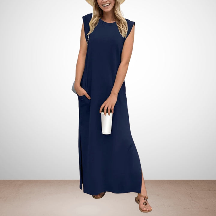 Emma - Long, Flowing, Anti-Wrinkle Dress