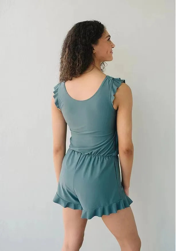 Agnieszka | Ruffle Swimsuit with Bust Support
