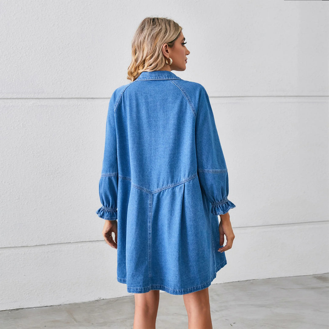 Leni - Comfortable Denim Dress