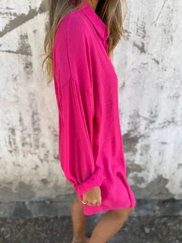 Nora™ | Casual Plain Blouse with Shorts Set