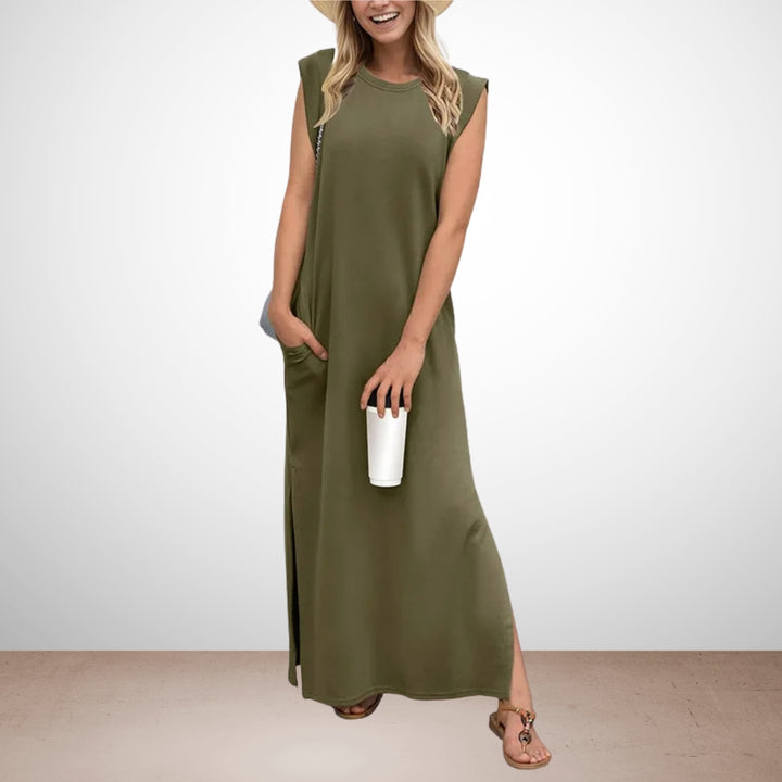Emma - Long, Flowing, Anti-Wrinkle Dress