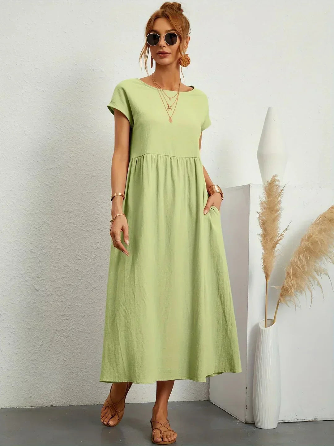 Nataly™ | Relaxed Midi Dress