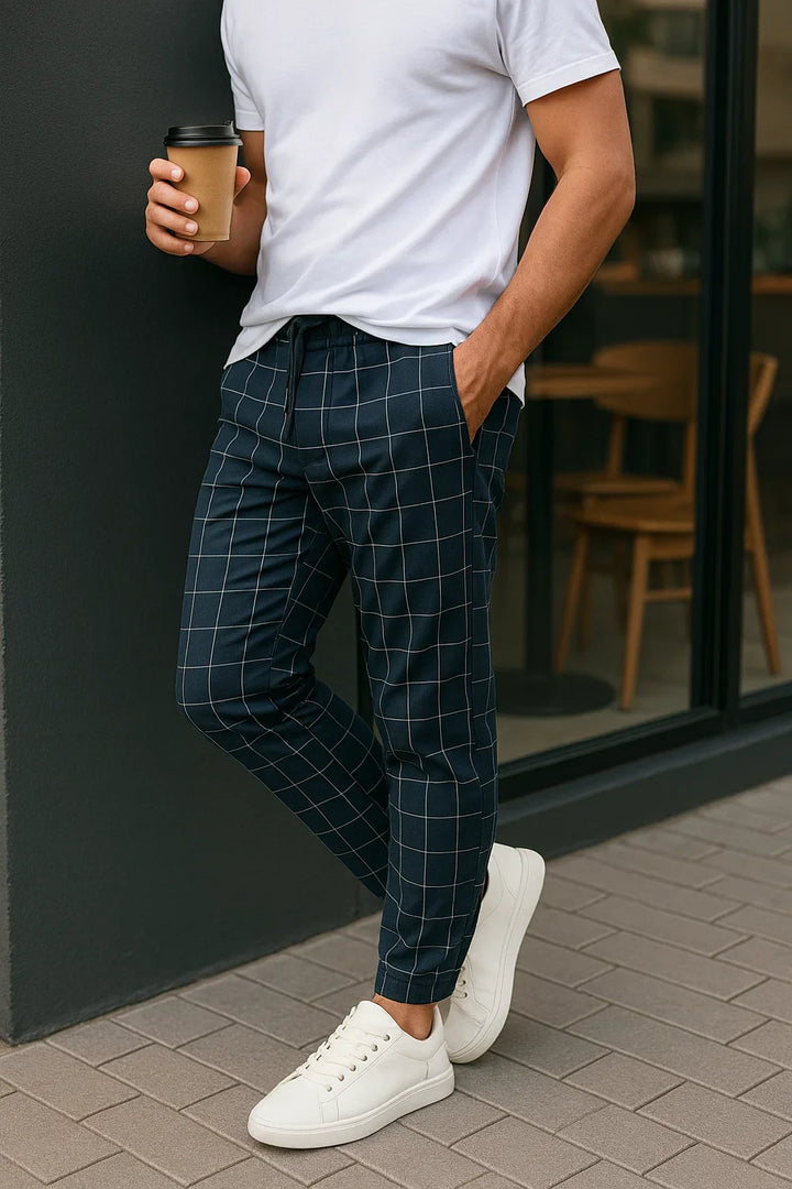 Celino™ | Men's Checkered Jogger Pants
