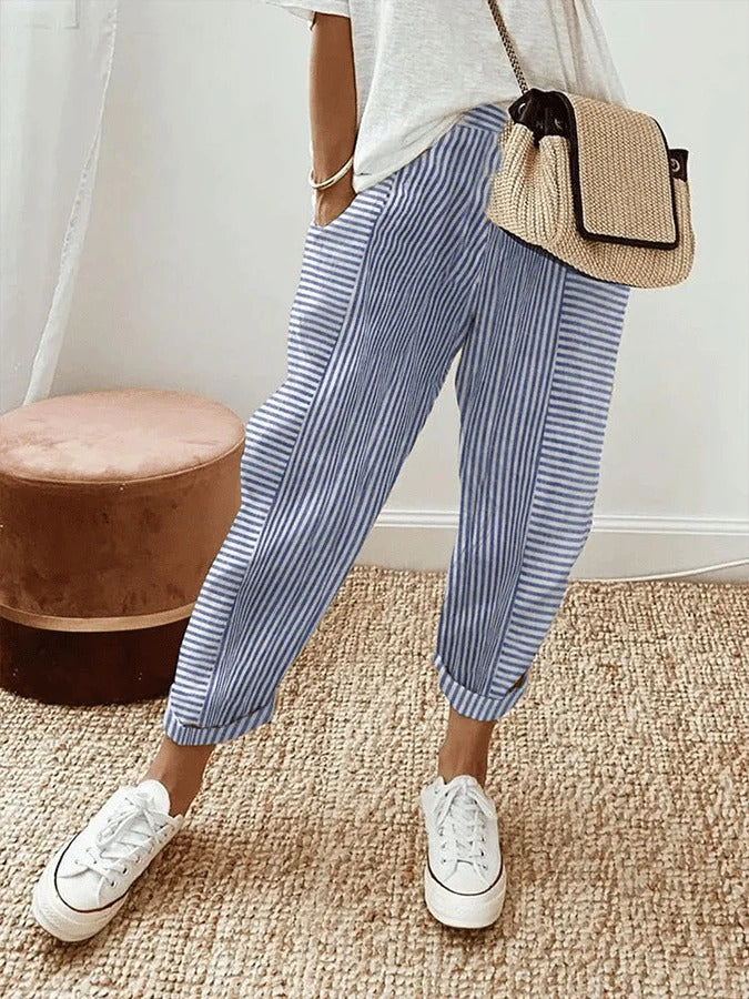 Isabella - Striped Pants