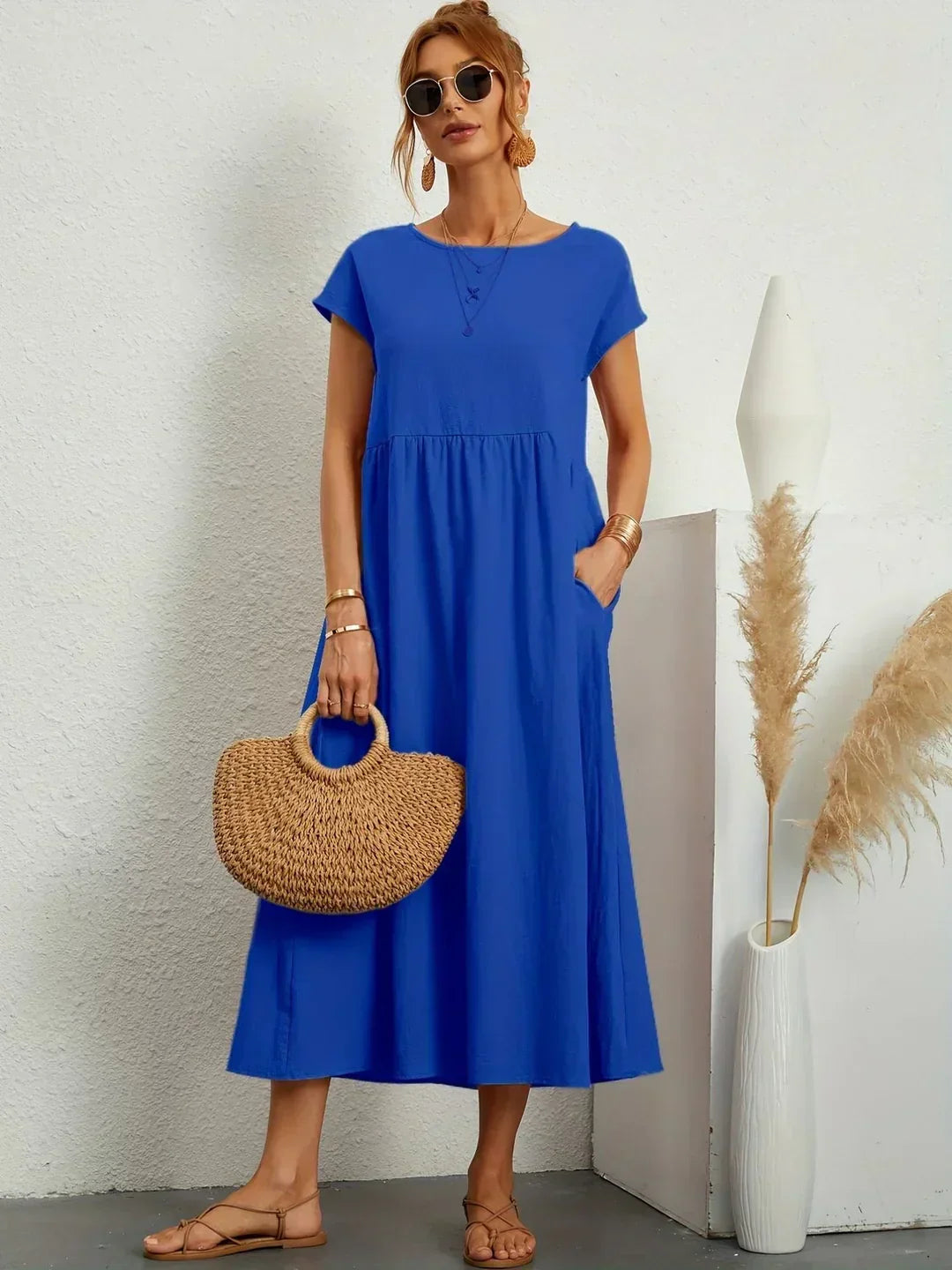 Nataly™ | Relaxed Midi Dress