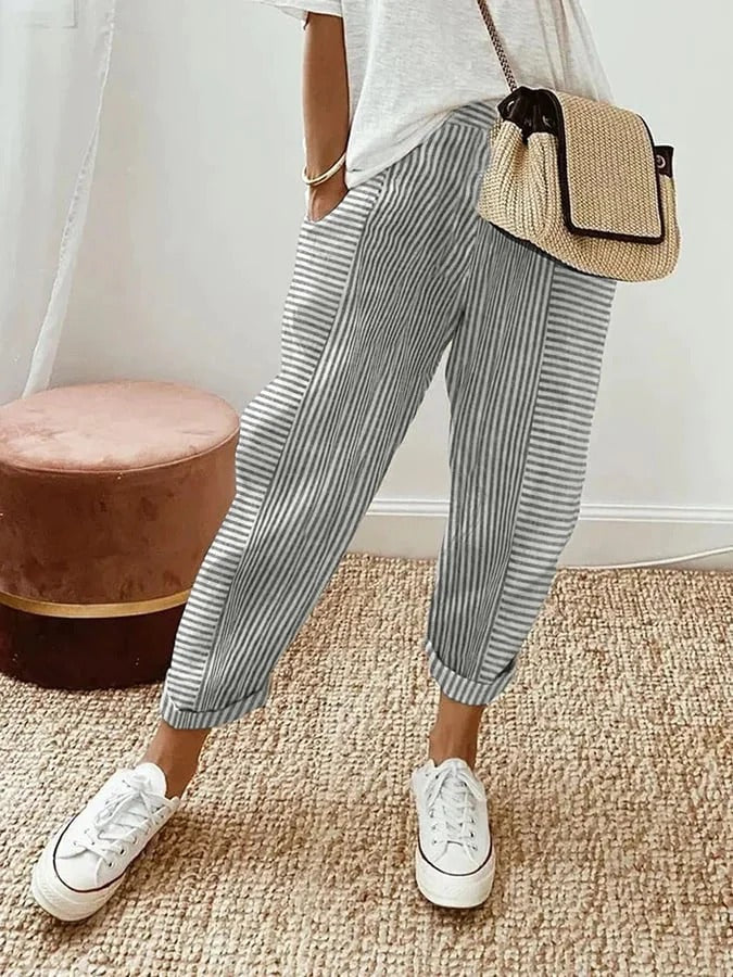 Isabella - Striped Pants