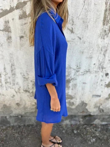 Nora™ | Casual Plain Blouse with Shorts Set