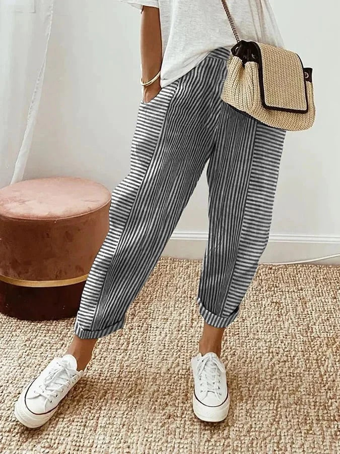 Isabella - Striped Pants