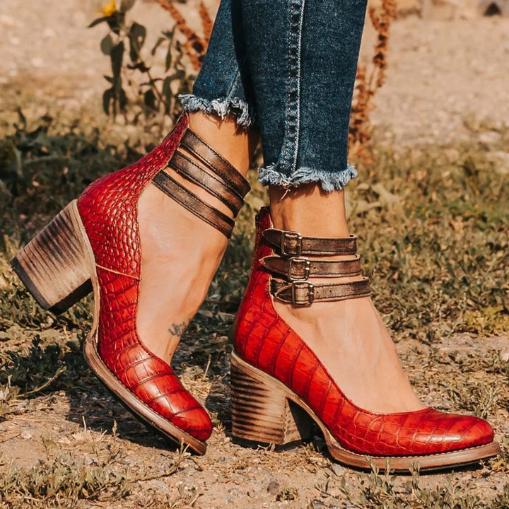 SunStep - Round Toe Chunky Sandals