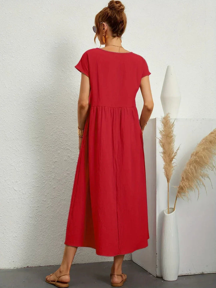 Nataly™ | Relaxed Midi Dress