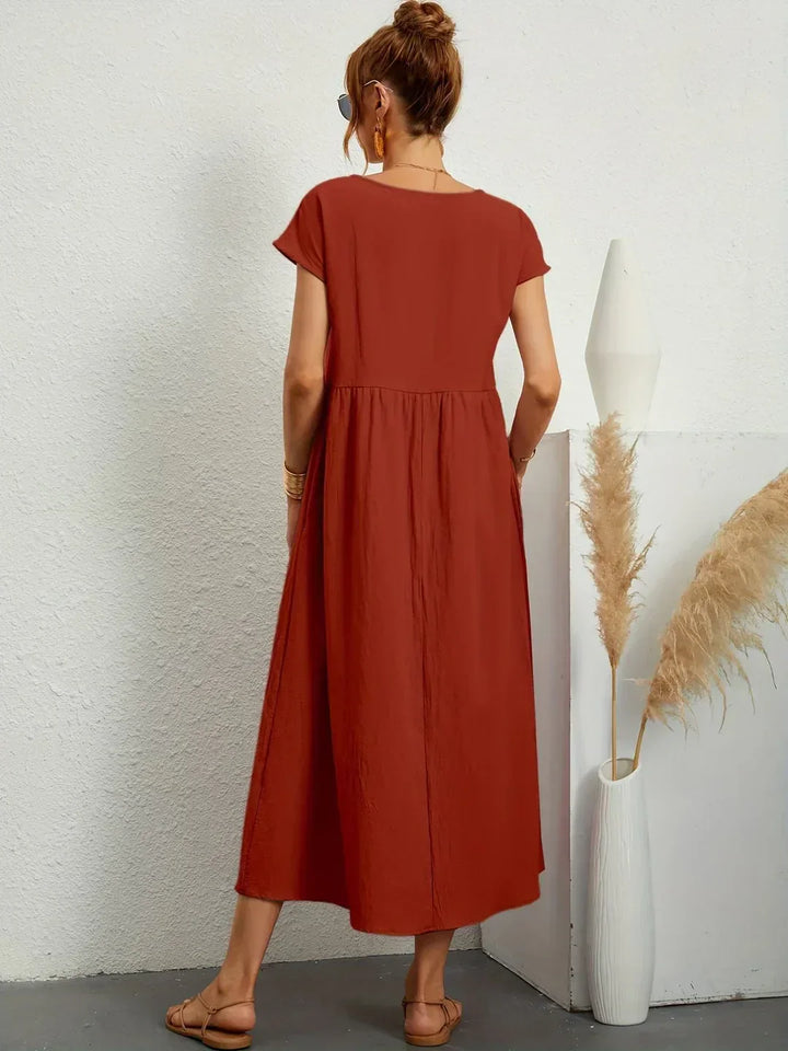 Nataly™ | Relaxed Midi Dress