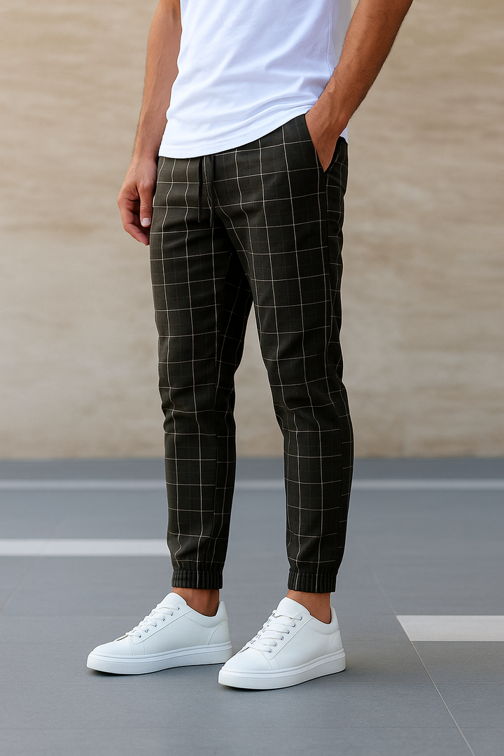 Celino™ | Men's Checkered Jogger Pants