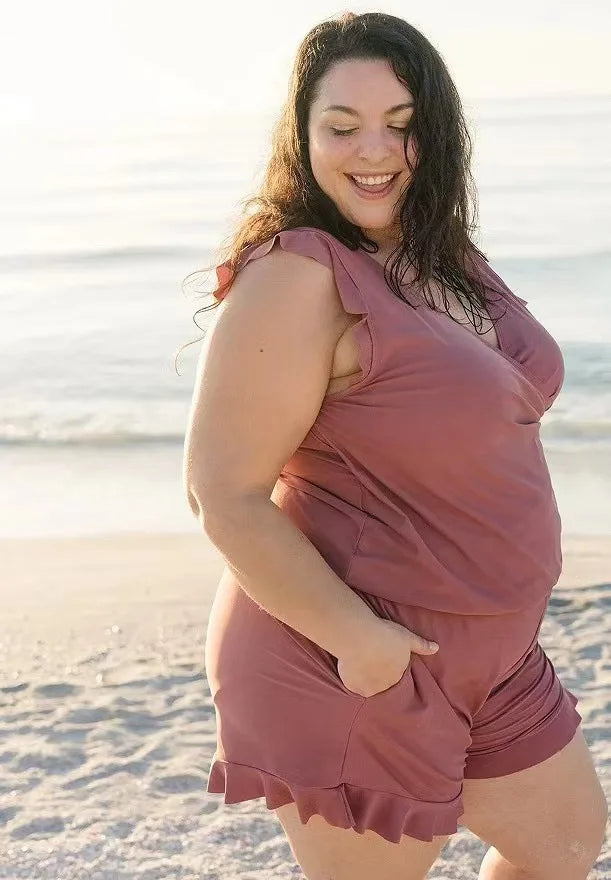 Agnieszka | Ruffle Swimsuit with Bust Support