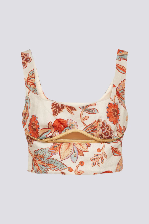 Freya - Floral Top and Skirt Set