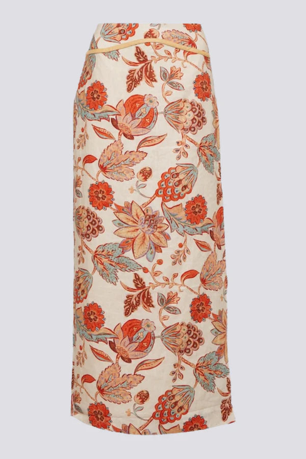 Freya - Floral Top and Skirt Set