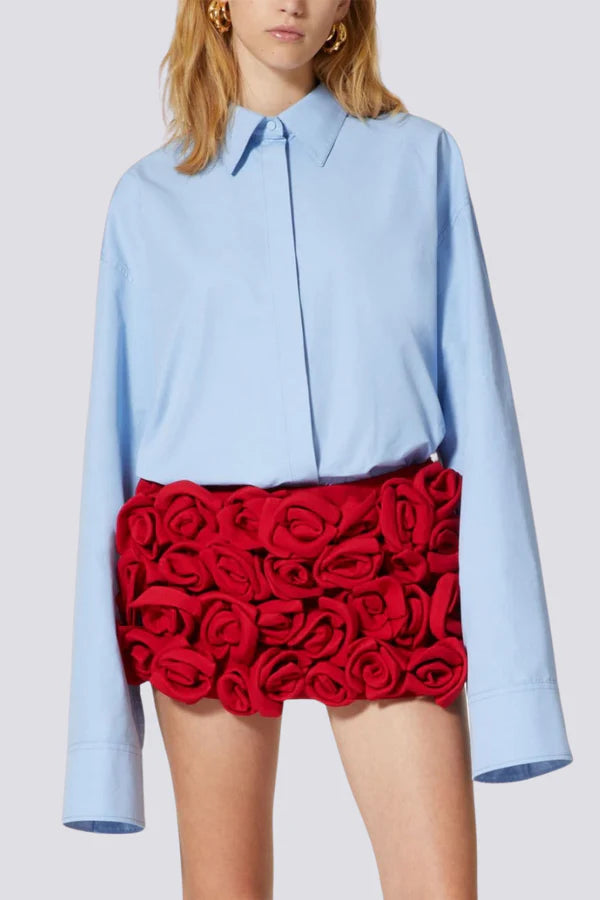 Ava - Rose Embellished Shorts