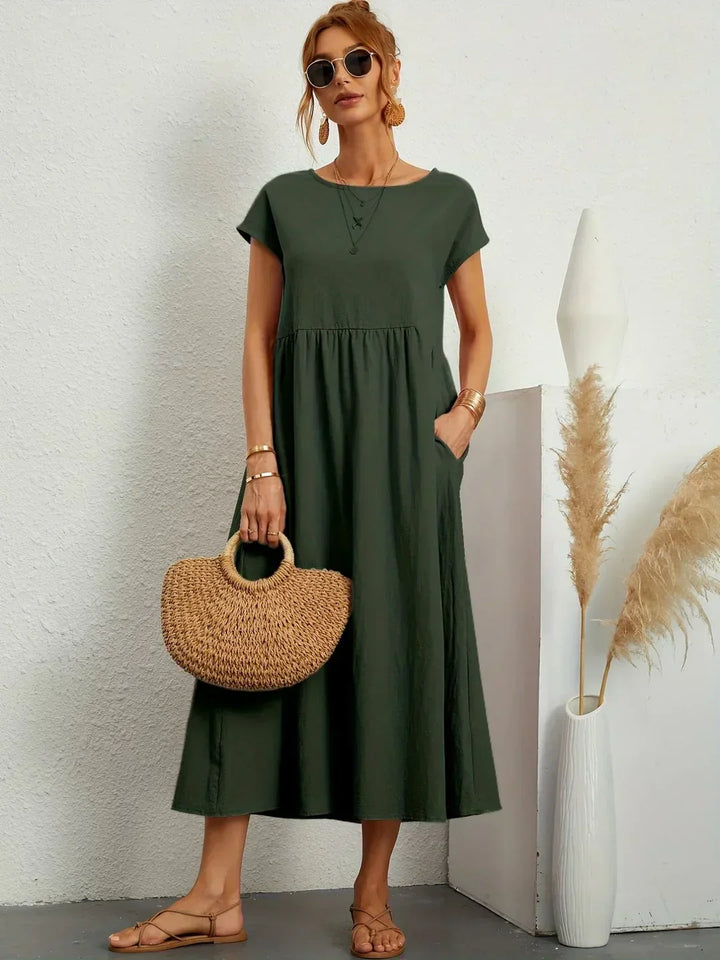 Nataly™ | Relaxed Midi Dress