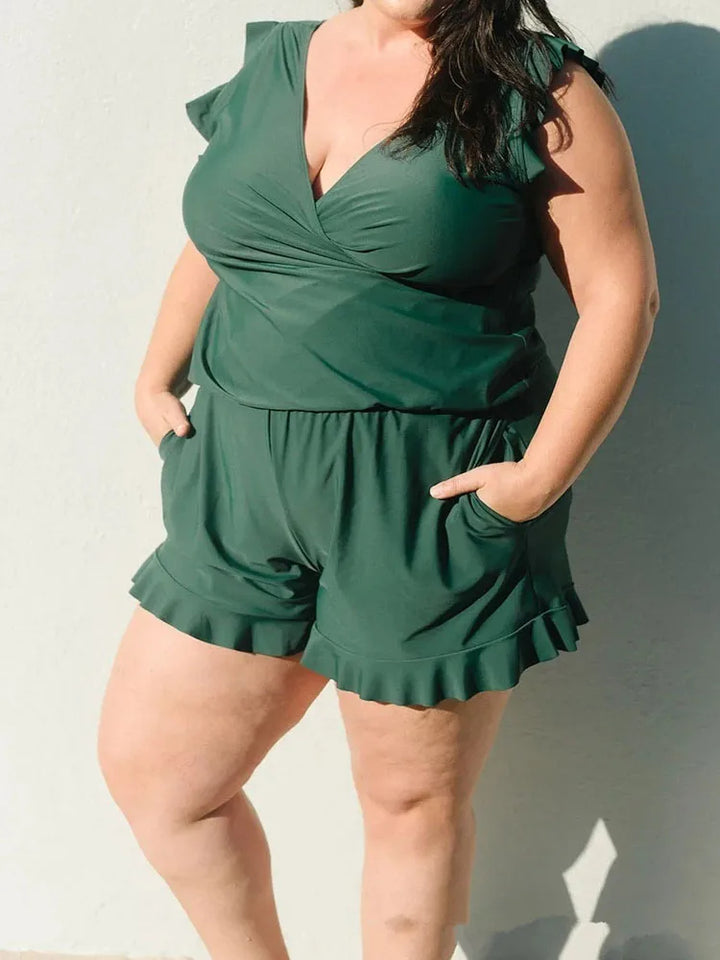 Agnieszka | Ruffle Swimsuit with Bust Support