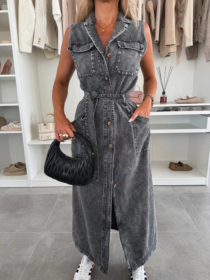Louisa - Maxi Denim Dress