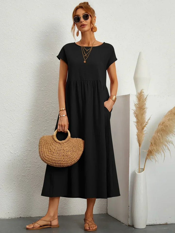Nataly™ | Relaxed Midi Dress