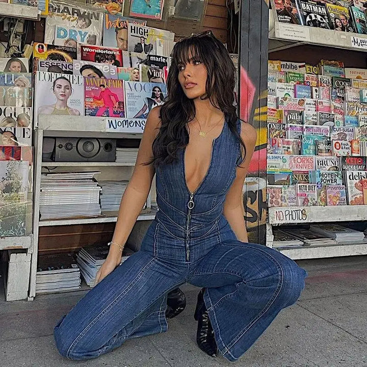 Roxanne - Denim Jumpsuit