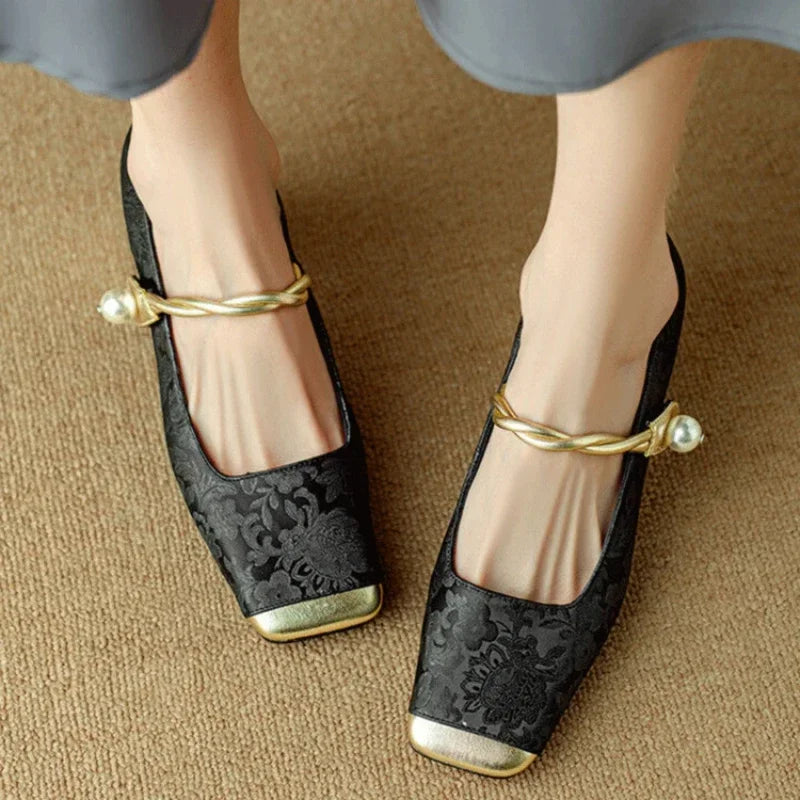 Melisa™ | Stylish Sandals with Embroidery and Adjustment