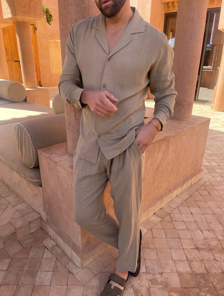 Joe - Top and Pants Linen Set