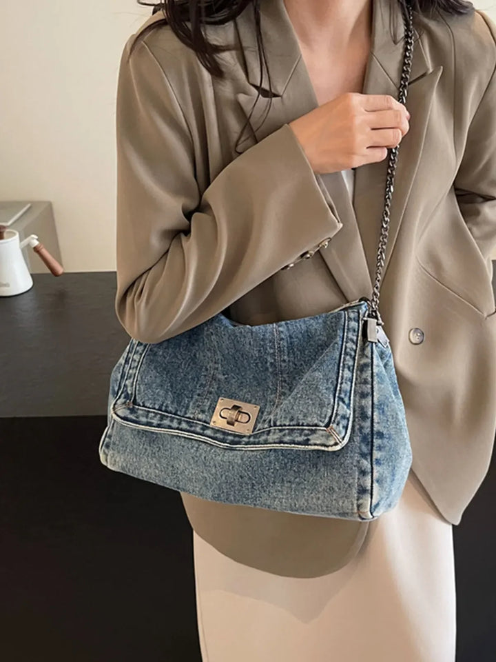 Elaya - Denim Shoulder Bag
