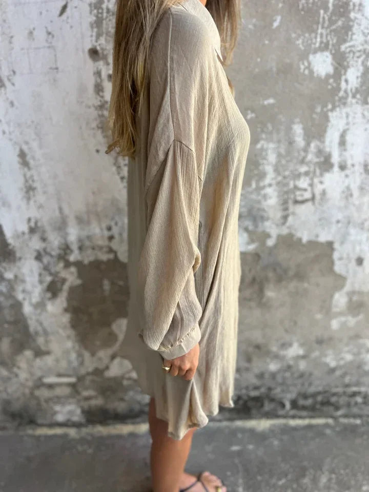 Nora™ | Casual Plain Blouse with Shorts Set