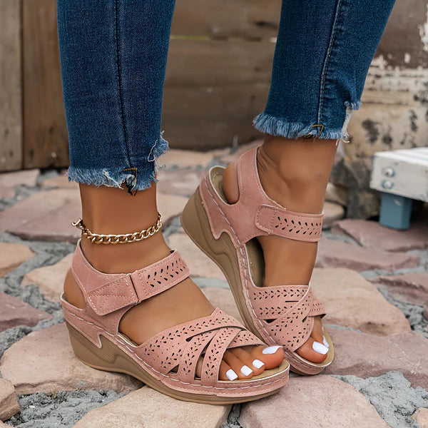 Malaga - Comfortable Heeled Sandals