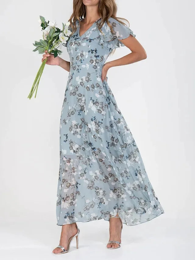 Halina™ | Elegant Floral Dress