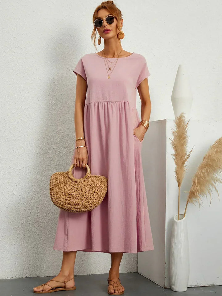 Nataly™ | Relaxed Midi Dress