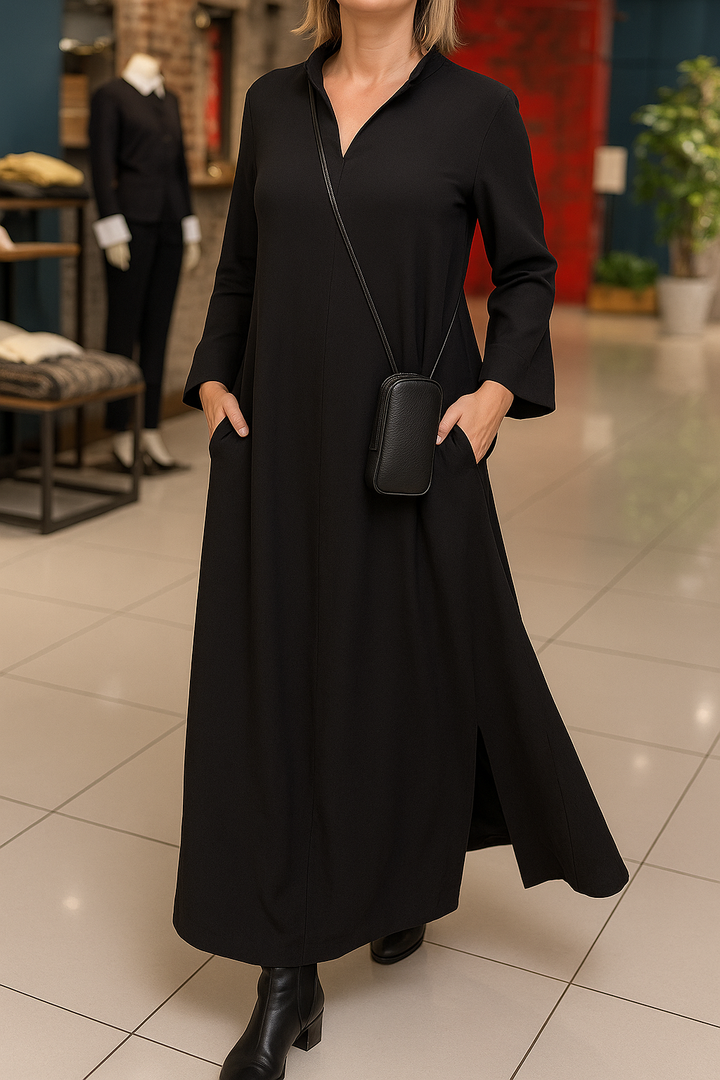 Luisina™ | Loose Long Dress with Side Slit