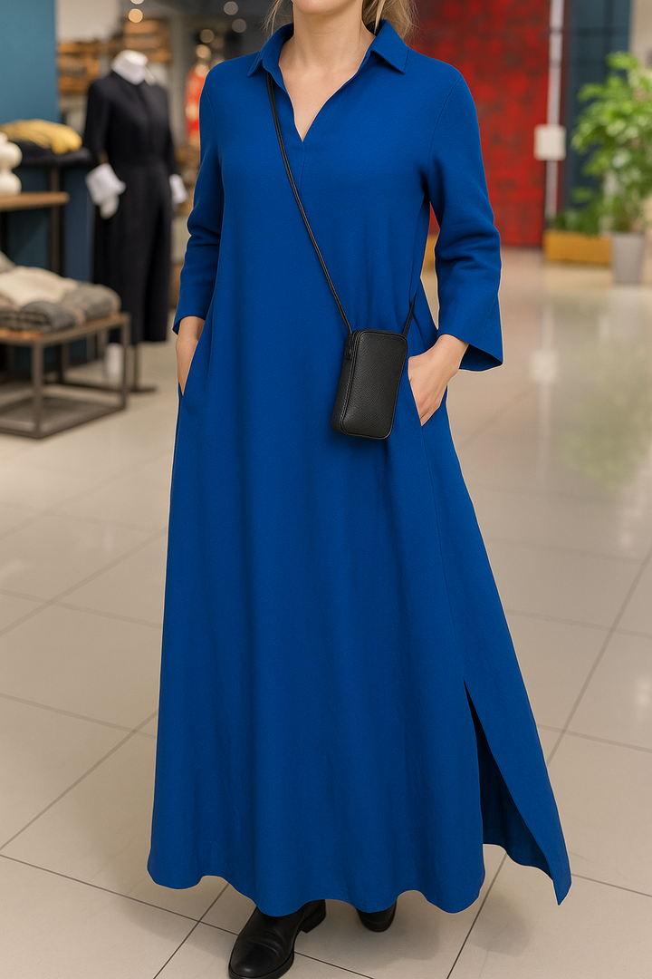 Luisina™ | Loose Long Dress with Side Slit