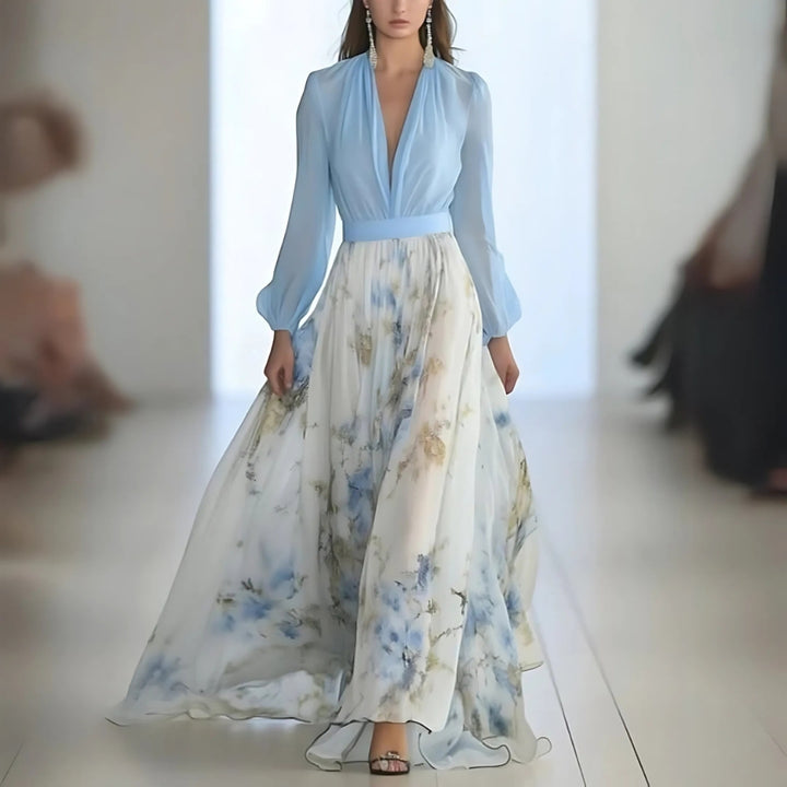 Dolores™ |  Long dress with Floral Print
