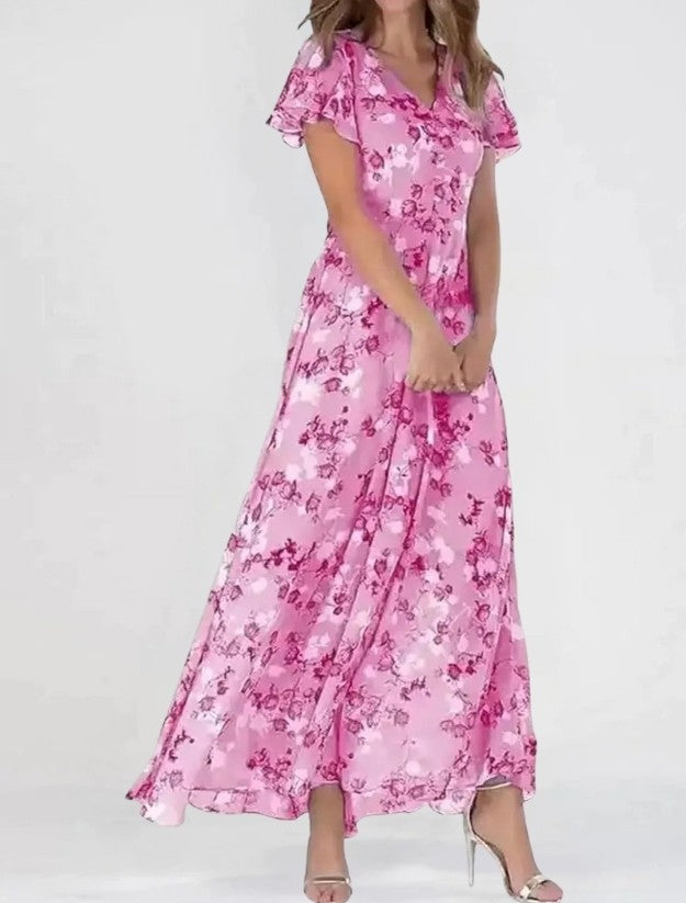 Halina™ | Elegant Floral Dress
