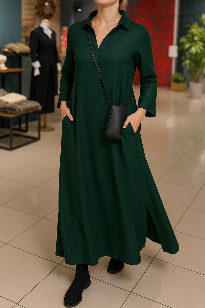 Luisina™ | Loose Long Dress with Side Slit