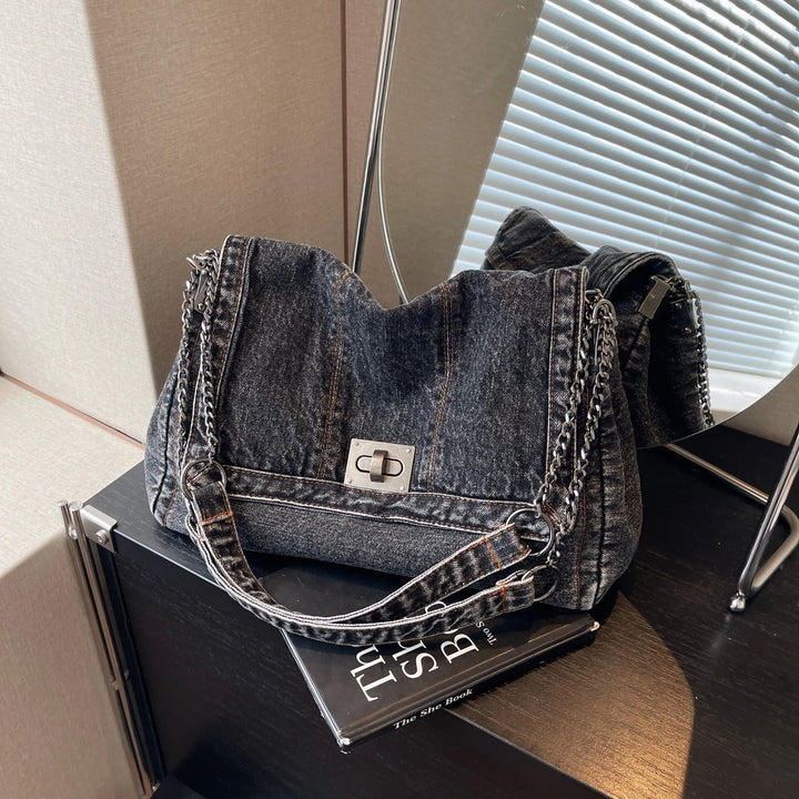 Elaya - Denim Shoulder Bag