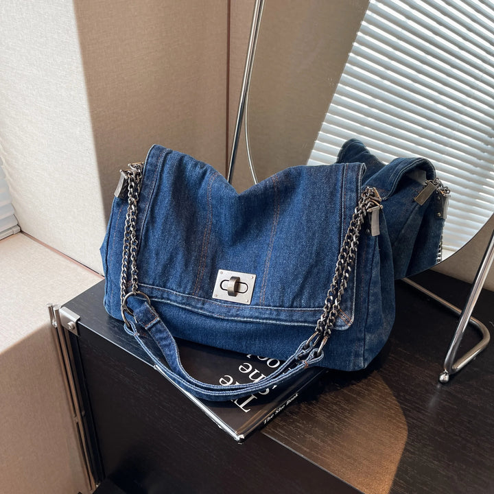 Elaya - Denim Shoulder Bag