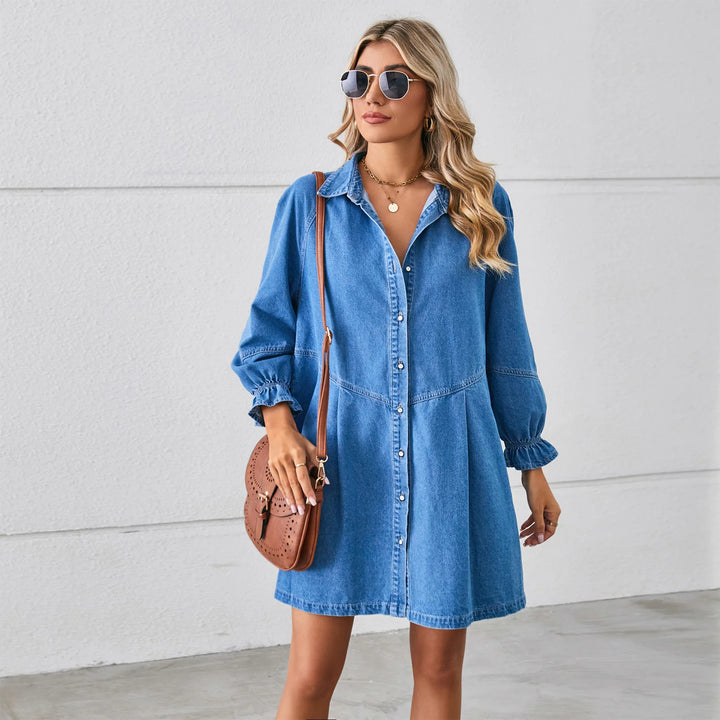 Leni - Comfortable Denim Dress