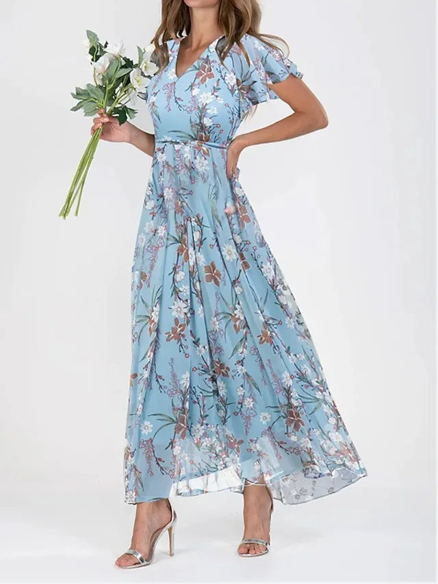 Halina™ | Elegant Floral Dress