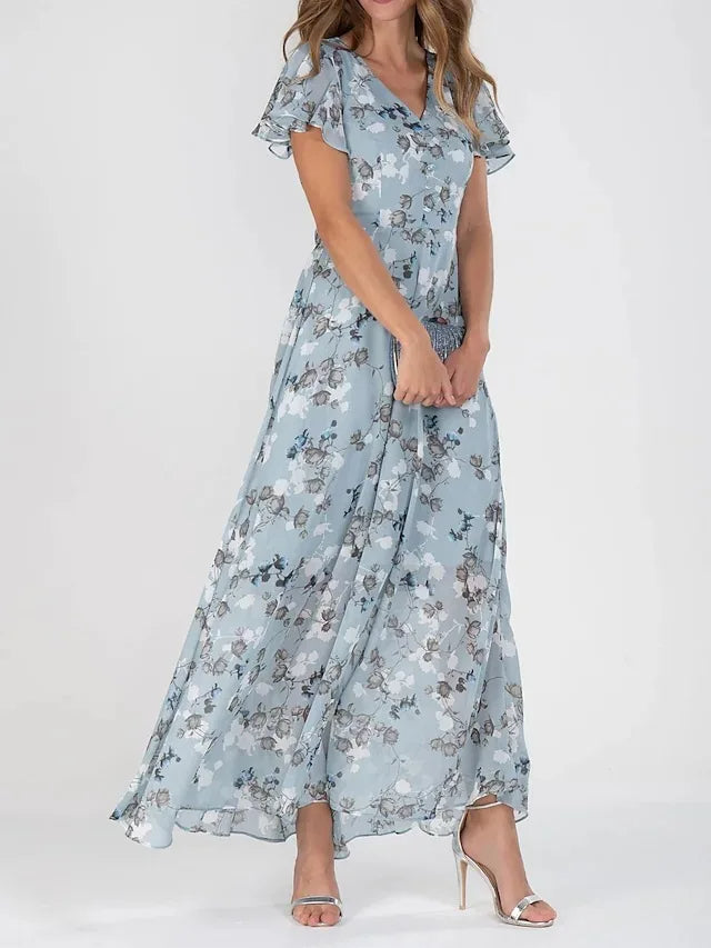 Halina™ | Elegant Floral Dress