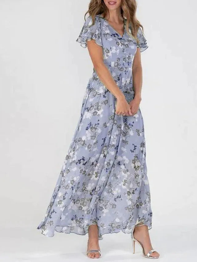 Halina™ | Elegant Floral Dress
